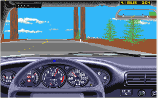 Test Drive II - California Challenge [datadisk] atari screenshot